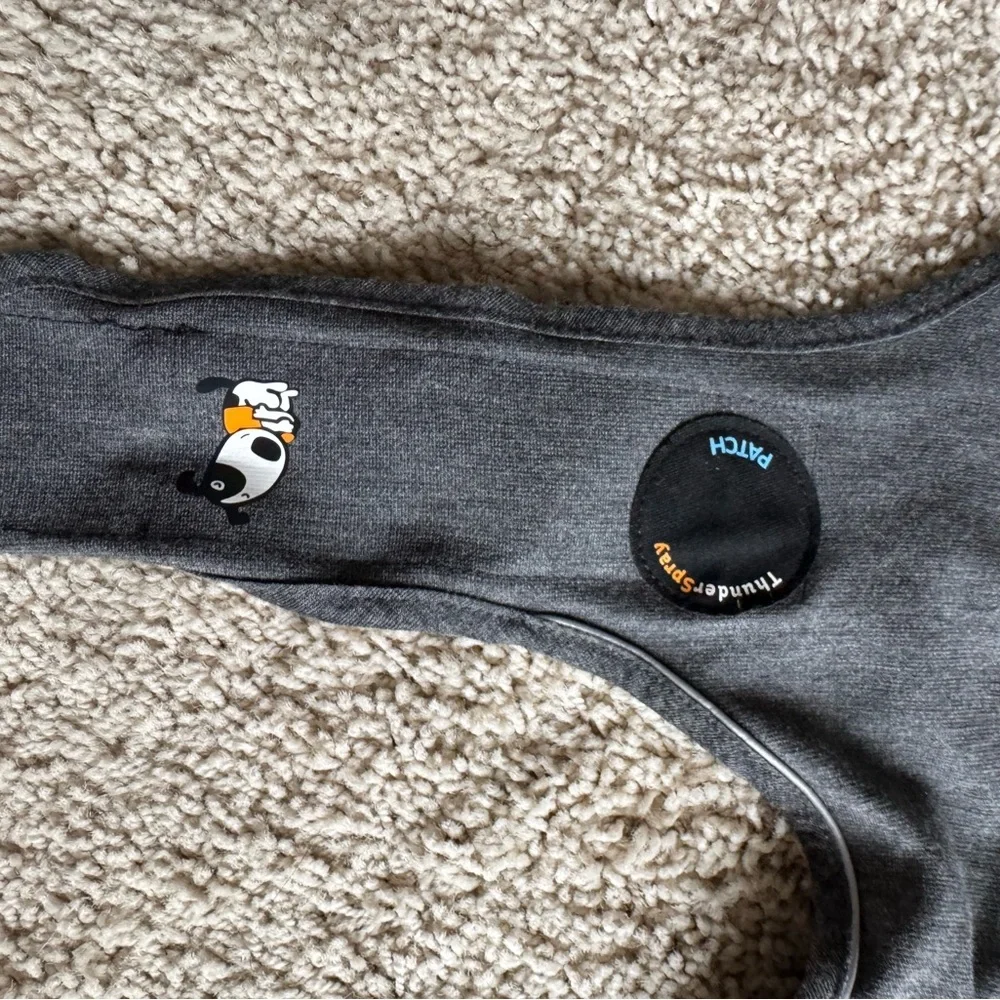 Thundershirt Charcoal Gray Adjustable Anxiety Vest for Dogs Cats Small Size EUC - Picture 4 of 10